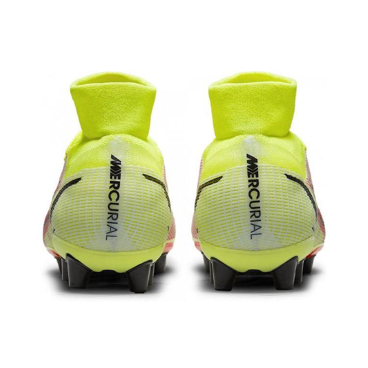 Nike Mercurial Superfly 8 Assassin 14 Pro AG (Резиновые короткие шипы) Противоскользящие Прочные Футбольные Бутсы Мужские Футбольные Бутсы Флуоресцентно-Желтые CV1130-760