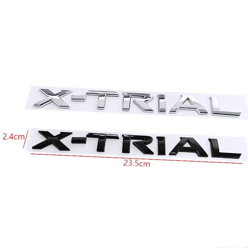 Fashion Modified Badge ABS for Nissan X TRIAL Car Rear Trunk Body Side Emblem Letter Sticker Styling Modification Accessories