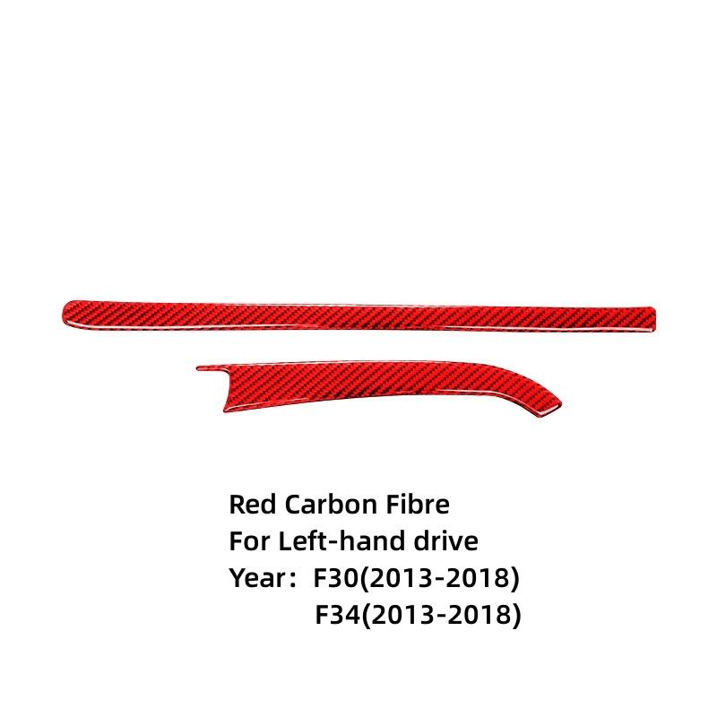 Для BMW 3 серии GT F30 F34 2013-2018 Аксессуары для салона автомобиля из углеродного волокна Наклейки на центральную консоль переднего пассажира