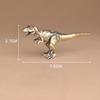 Юрский Тираннозавр Динозавр Твердая Латунь Маленькое Украшение Статуэтка Животного Имитация Фигурки Тираннозавра Рекса Ручная Работа Подарки
