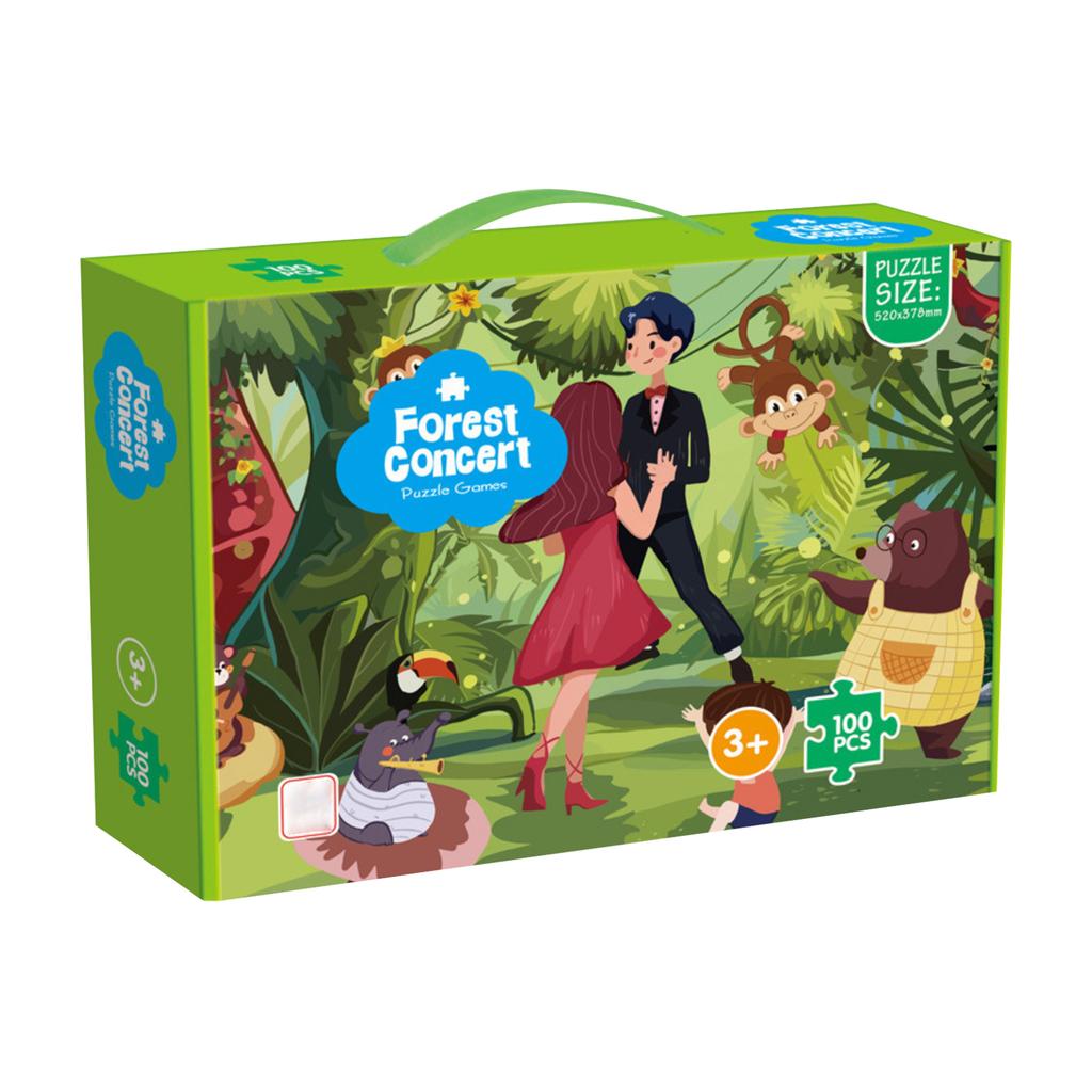 100 шт. Продвинутые развивающие пазлы для детей, для детского сада, мальчиков и девочек, сборные игрушки для раннего развития. Толщина пазла 1 см