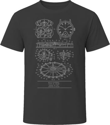 Watch Escapement Patent Blueprint Watchmaker Horologist Gift T Shirt