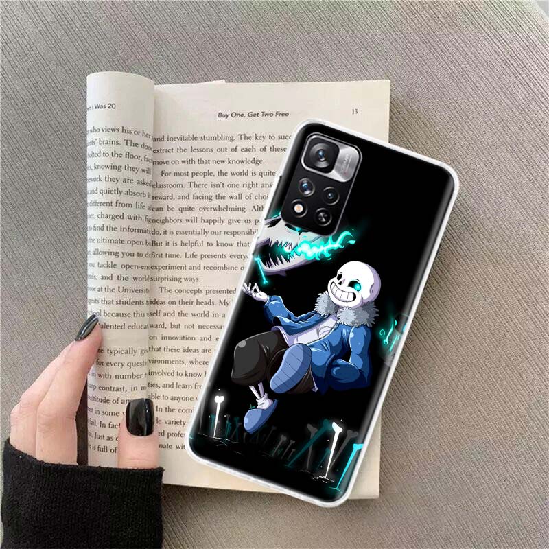 Чехол для телефона Undertale Sans Doggo для Xiaomi Poco X4 F4 GT X3 NFC X5 X6 X7 Pro 5G M5 M5S M3 F5 Mi F6 F3 F2 F1 Чехол Coque Fundas T