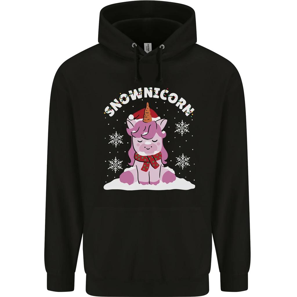 Christmas Snowicorn Funny Xmas Unicorn Hoodie