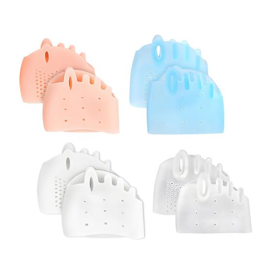 2 Pairs Toe Separator Silicone Bunion Corrector for Women Men Pain Relief Correction Device for Overlapping Toes Hammer Toe & Foot Alignment