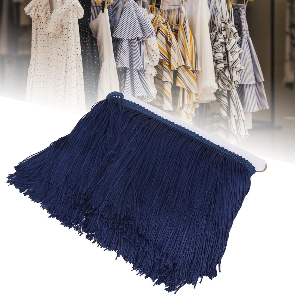 10 ярдов 14 см Длинная бахрома кисточка полиэстер кружевная отделка лента шить сцена DIY одежда занавеска швейная фурнитура