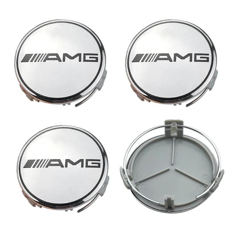 Колпачки на центр колеса Mercedes Benz 4 шт 75 мм Колпак ступицы для Mercedes AMG Яблоня B W204 W211 W205 W212 W203 W213 W124 Автоаксессуары