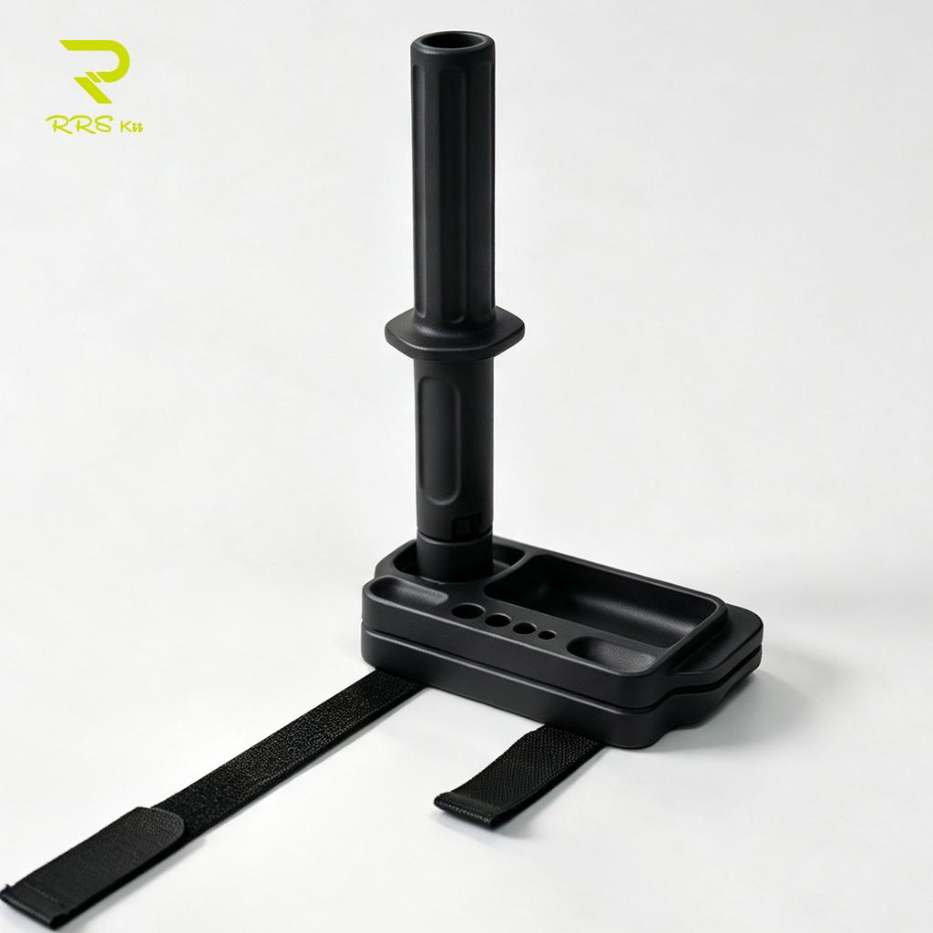 RRSKIT Bicycle Virtual Head Tube Dummy Steerer Tube Repair Holder with Parts Storage Tray Detachable Bike Maintenance Tool