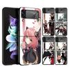 Чехол для телефона Аня из аниме Семья шпиона для Samsung Galaxy Z Flip 7 6 5 4 3 5G Flip7 Flip6 Flip5 Flip4 Flip3 Черный Fundas Shell G