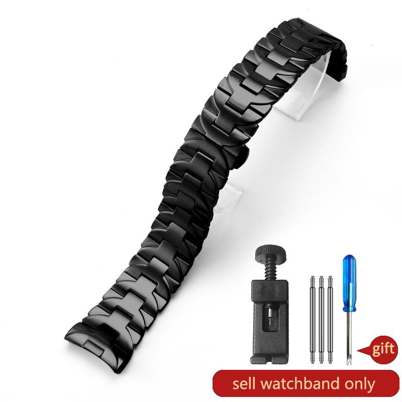 Ремешок для часов из нержавеющей стали 316L для Panerai Pam441 Pam111 Pam01316 Мужской стальной ремешок Аксессуары для часов с дугообразным концом 22 мм 24 мм