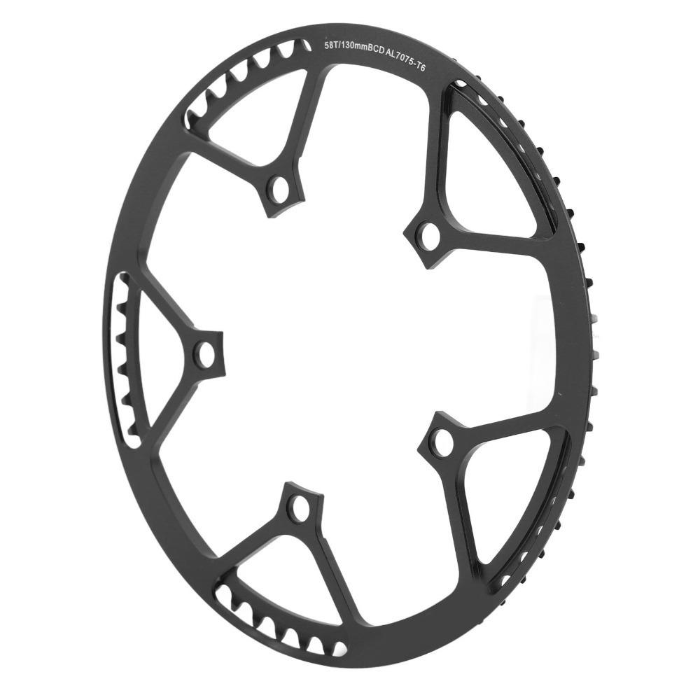 58T Bicycle Chainring Aluminum Alloy Bike Chainwheel Durable Folding Bike Chainring BMX Bike