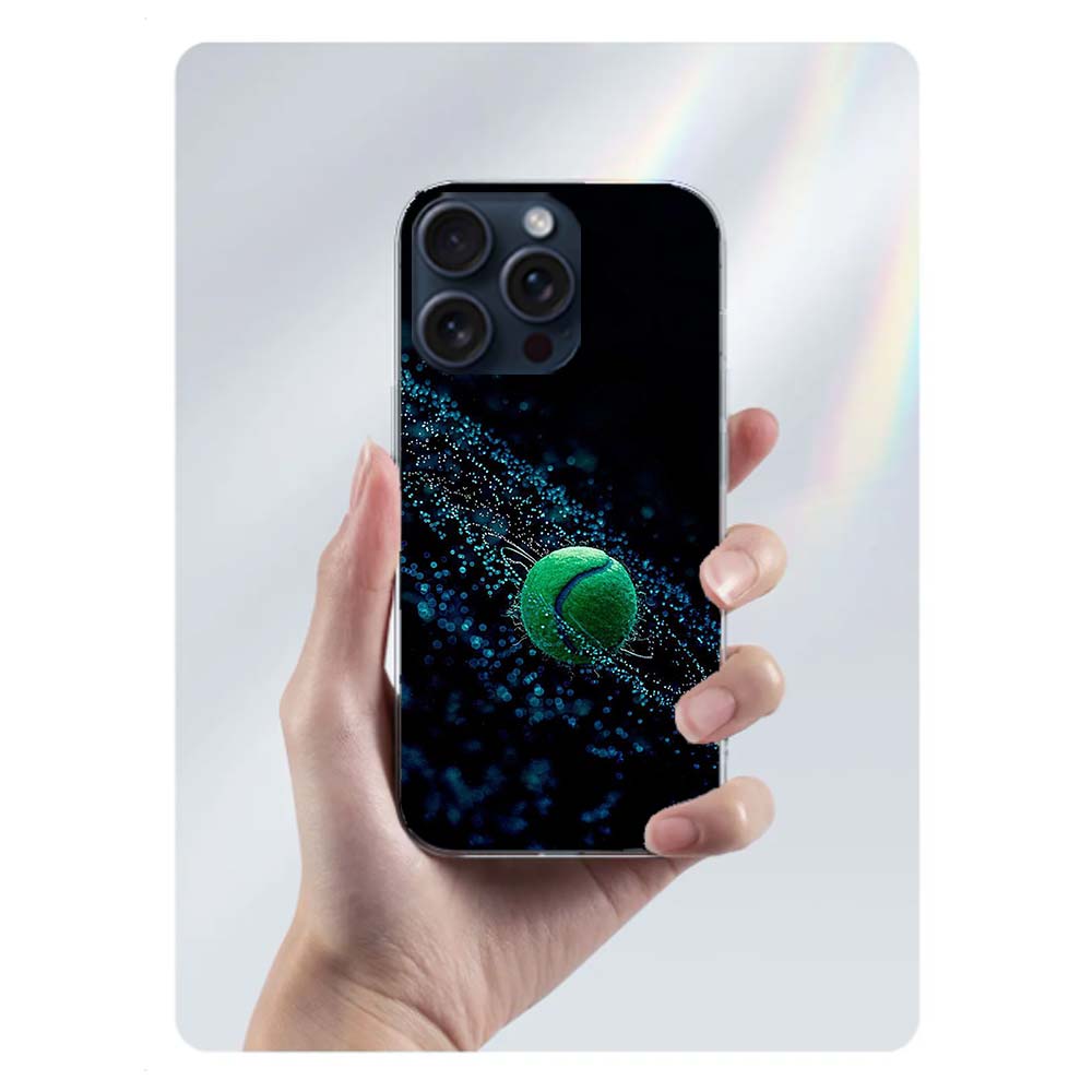 Tennis sport Capa Phone Case For Iphone 17 Air 16 Pro Max 15 12 Pro 14 Plus 17E 16E 11 13 Mini Cover Cases Fundas Cell Clear TPU
