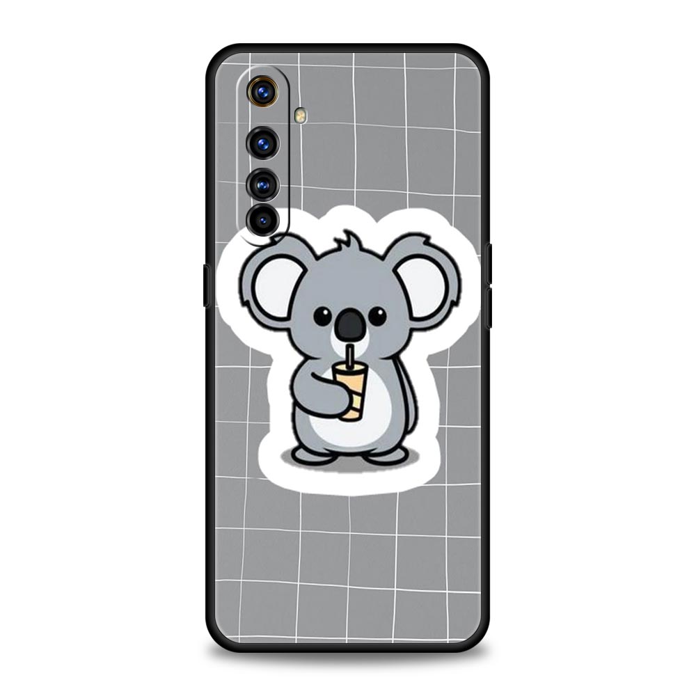 Чехол для телефона с коалой для Realme 12 11 10 9 8 5G 7 6 GT5 GT3 GT2 Pro Plus C21 C11 C25 C35 Для Realme GT Neo 2 3 3T 5 Чехол