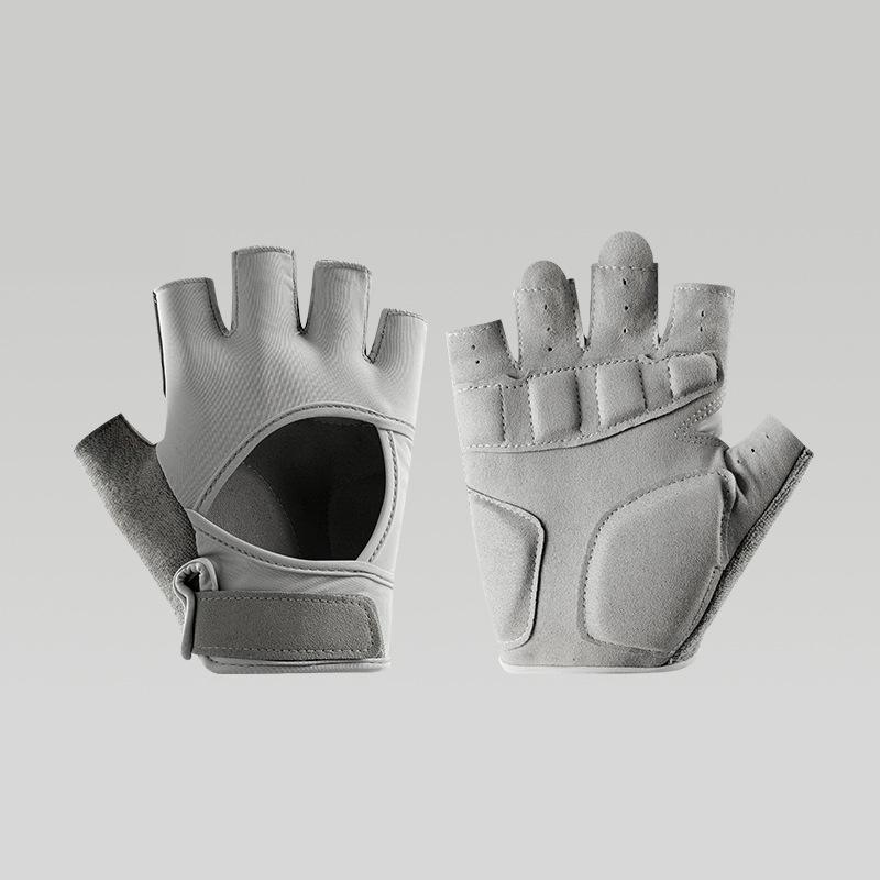 Износостойкие перчатки для фитнеса, дышащие перчатки без пальцев, перчатки для велоспорта с полупальцами, спортивные варежки для йоги