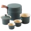 Elegant Portable Ceramic Travel Tea Set