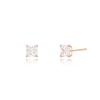 Серьги Lloyd Square Stone 4 мм 14K Lpfm1N04G