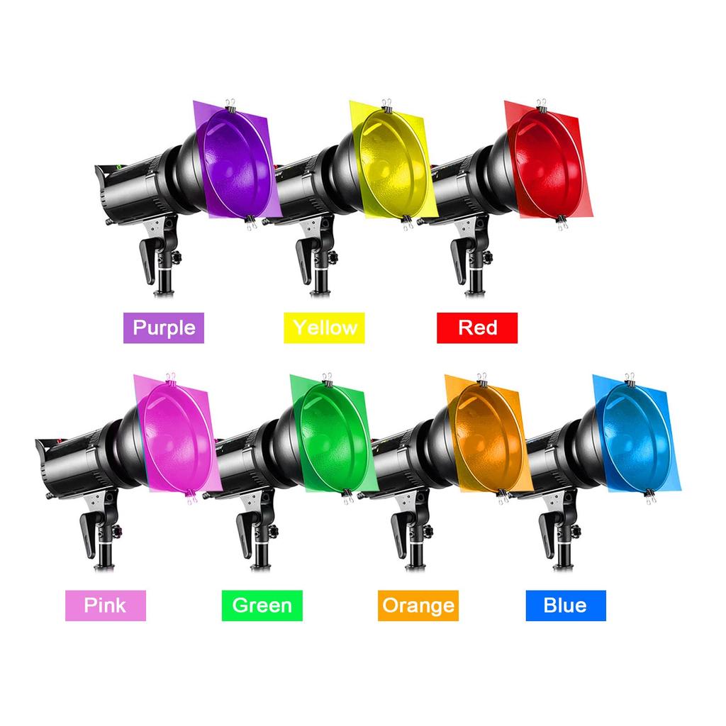 14 шт. 7 цветов корректирующий гель светофильтр ПВХ гель светофильтр цветной накладной прозрачный цветной светофильтр пластиковый лист для