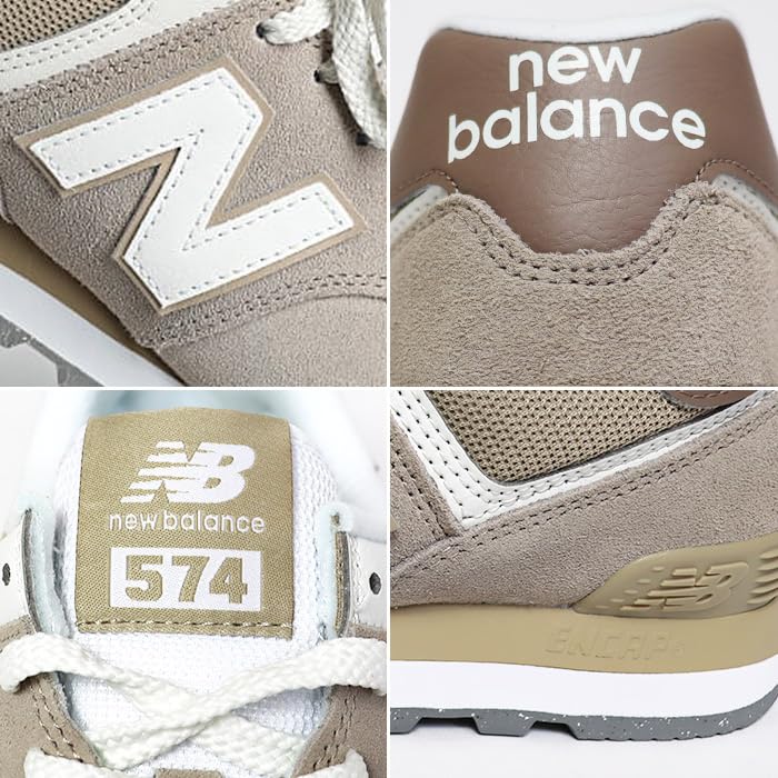 Кроссовки унисекс New Balance U574 ESF бежевого цвета, размер 27.0 см (Использовал)