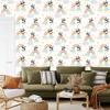 Panda wallpaper with rainbows for living room and bedroom 50x1000