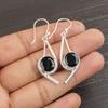 Black Onyx Gemstone Jewelry, Handmade Silver Earrings, Handmade Gorgeous Silver Earrings For Engagement Gift