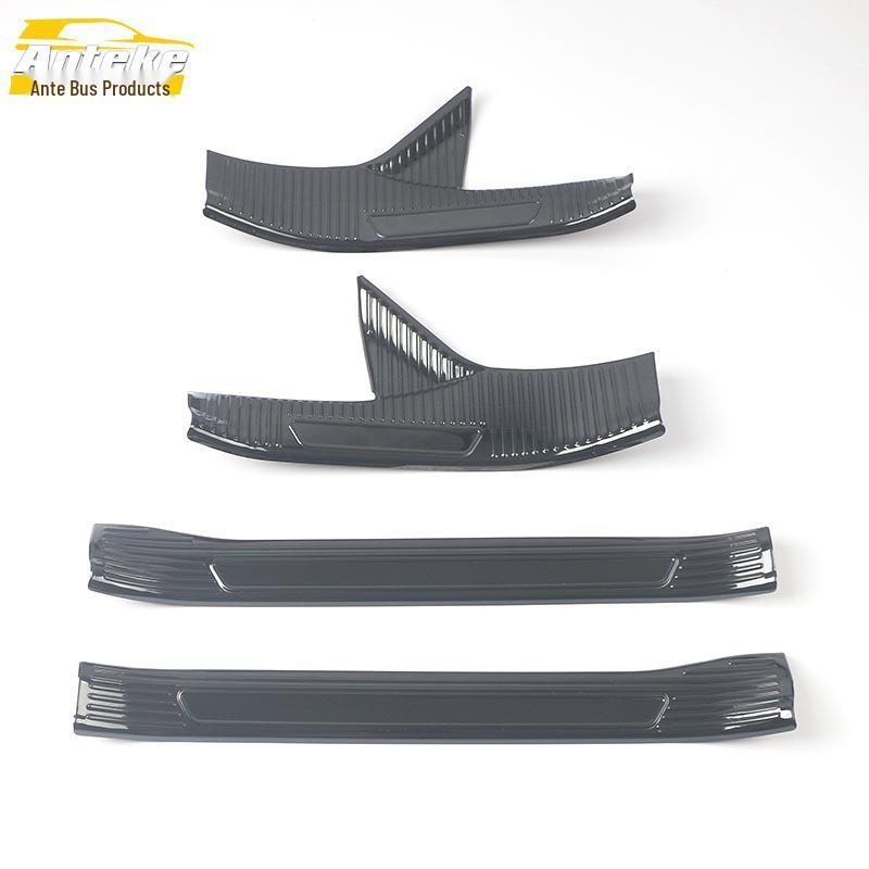 Fits 22 Fenglanda Models: Stainless Steel Door Sill Decorative Frame & Welcome Pedal Sticker