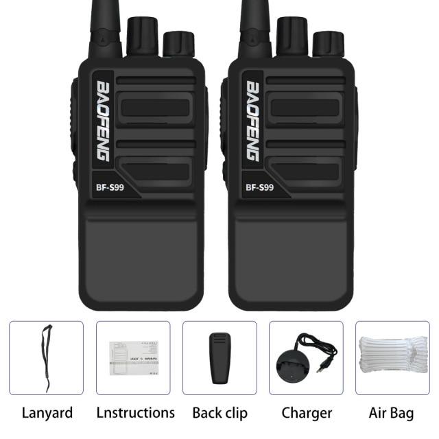 2 шт. Baofeng BF-S99 портативная рация мини-ручная двусторонняя радиостанция UHF 400-470 радиокоммуникатор обновление Bf888s переговорное устройство