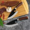Кованый нож для обвалки, кухонный нож для мясника, шеф-повара, охотничий нож для резки ломтиков высокоуглеродистой стали