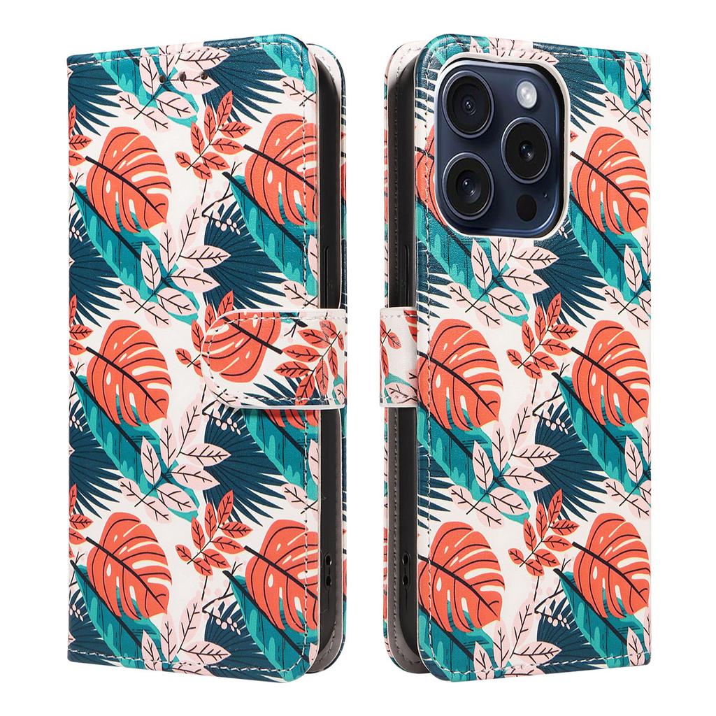 Стильный чехол из искусственной кожи с принтом для Samsung Galaxy S8 S9 S10 S20 S21 S22 S23 S24 S25 Series Clamshell с отделением для карт