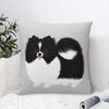 Gray Parti Pomeranian Pillow Cover Fluffy Dog Morden Pillow Case Soft Custom Cushion Cover Pillowcases For Sofa Home Decorative