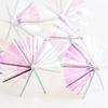 10pcs Drink Fancy Laser Umbrella Toothpicks Summer Beach Cocktail Toothpick Lovely Cupcake Topper Wedding Birthday Party Decor