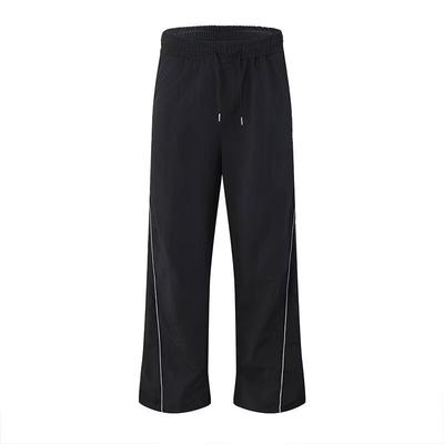Американские прямые повседневные брюки мужские и женские тренд инс свободные широкие брюки летние дышащие эластичная талия комбинезон