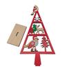 Wood Christmas Decoration Multicolor Tabletop Ornament Christmas Tree Desktop Ornament  Gift