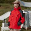 Spring Autumn Oversize Repellent Rain Jacket Men Outdoor Coat for Hiking Golf and Travel