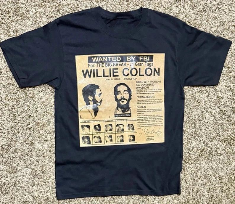 Hot New Hot Loving Memory Of Willie Colon S5xl Tshirt Black Bm2634