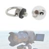 Stainless Steel D Ring Screw 1/4"-20 Camera Fixing Screw with Rubber Padded for Tripod DSLR Camera Shoulder Straps