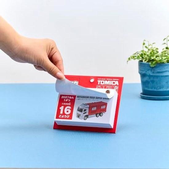 Shin Nippon Календарь 2027 Ежедневный перекидной Tomica NK8820
