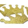Crown Confetti 12pcs 4.7 inches Centerpieces for Baby Shower Decorations Birthday Party Supplies 1st Birthday Table Decor (Gold Glitter)