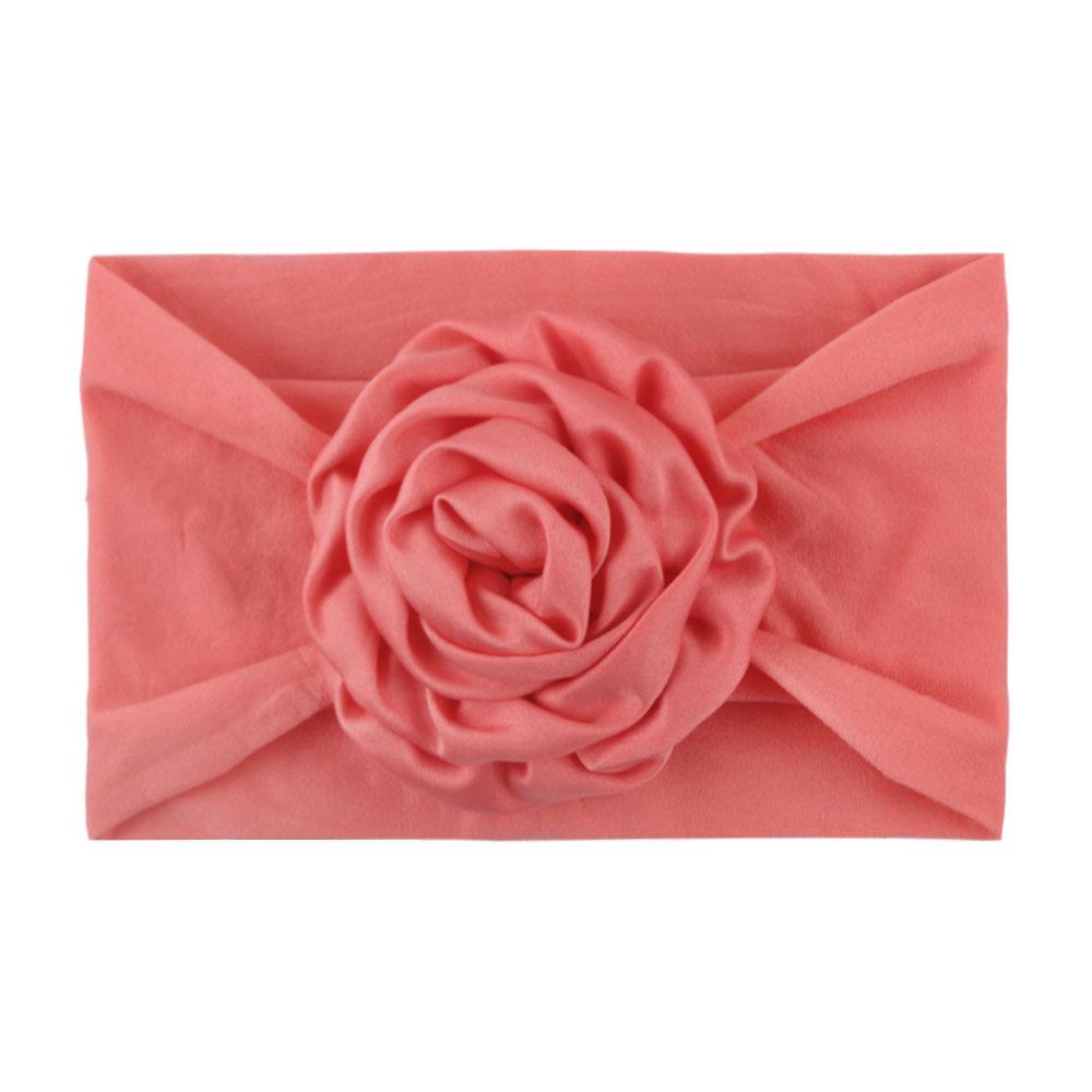 Удобная нейлоновая детская повязка на голову: Мягкий дизайн с цветочной лентой