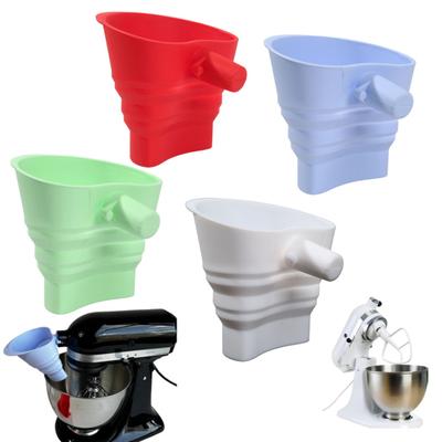 Мучная воронка для миксера KitchenAid Силиконовая насадка-воронка для миксера KitchenAid Artisan KSM150 5-Quart Складная воронка для выпечки без беспорядка