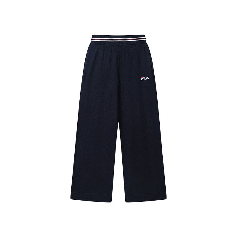 Fila Повседневные брюки Heritage Straight свободного кроя для женщин, низ F51W638601F-NV