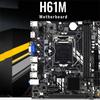 H61m Computer Motherboard 1155-pin Ddr3 Memory Quad-core I5 I7 Home Office Dual-channel Hd Interface