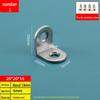 Stainless Steel 90° L-Shaped Corner Bracket Reinforcement Support