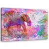 Canvas Print Coloured Elephant