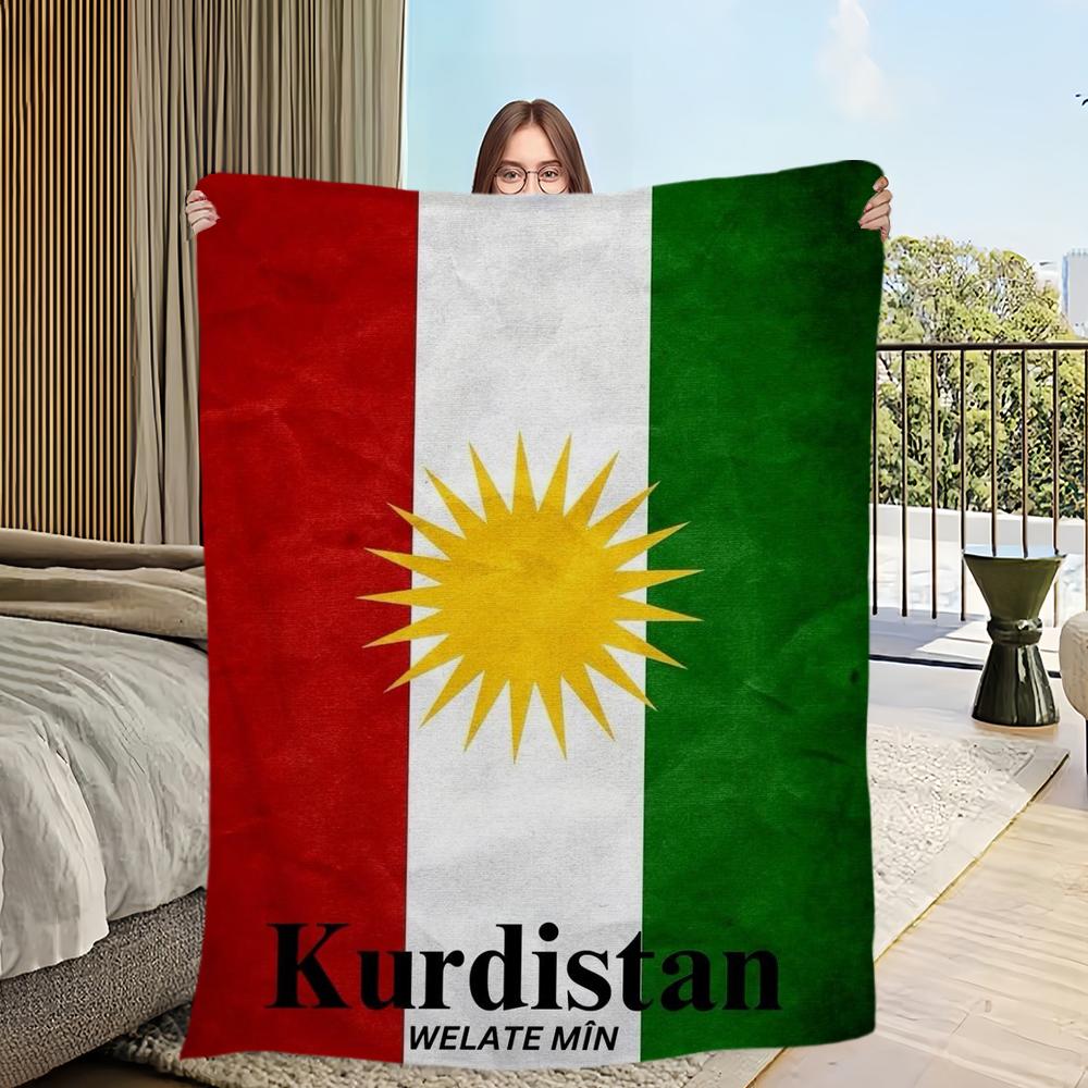 K-KurdistanS Printed Comfortable And Soft Sofa Living Room Bedroom Plush Blanket Suitable For Home Travel And Gifts