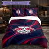 RB Leipzig Football 3 Piece Bedding Set Soft Duvet Cover Set with Pillowcases Printed Bedroom Decor Set for Home