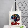 Goldorak Nostalgia Shopping Bag Shopper Grendizer UFO Space Robot Eco Canvas Goldrake Bolsas De Tela Bag Reusable Sacolas