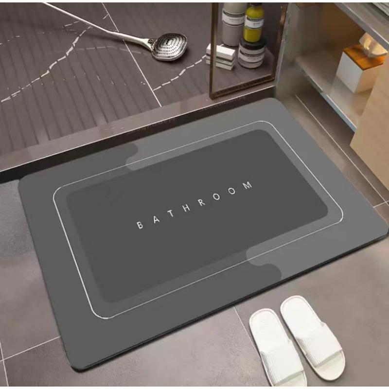 Light Luxury Crystal Velvet Floor Mat Household Non-slip Wear-resistant Tailoring Porch Floor Mat Dirty and Washable Entry Door Foot Mat