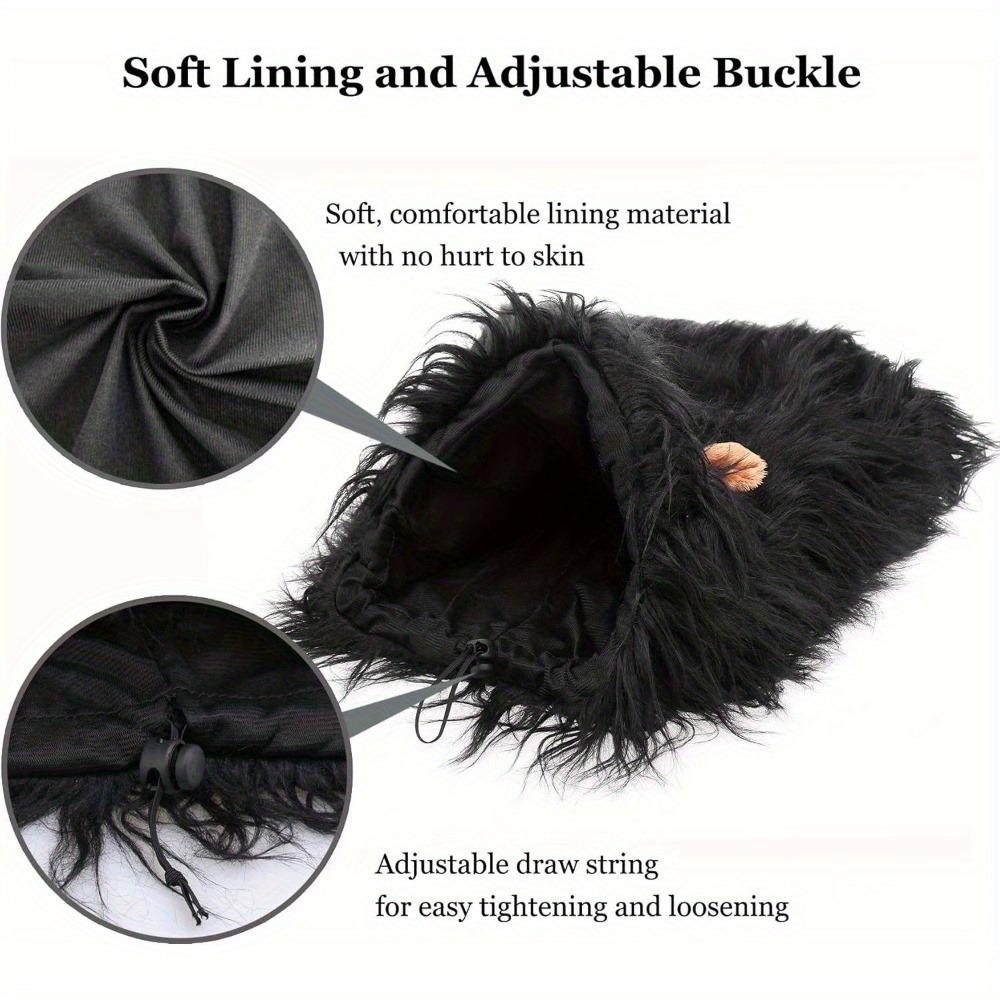 Парик Львиная грива с ушами для собак - Головной убор для питомца на Хэллоуин