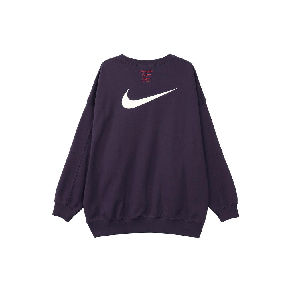 Nike Флисовый свитер Crew, женские топы, синий FV8444-555