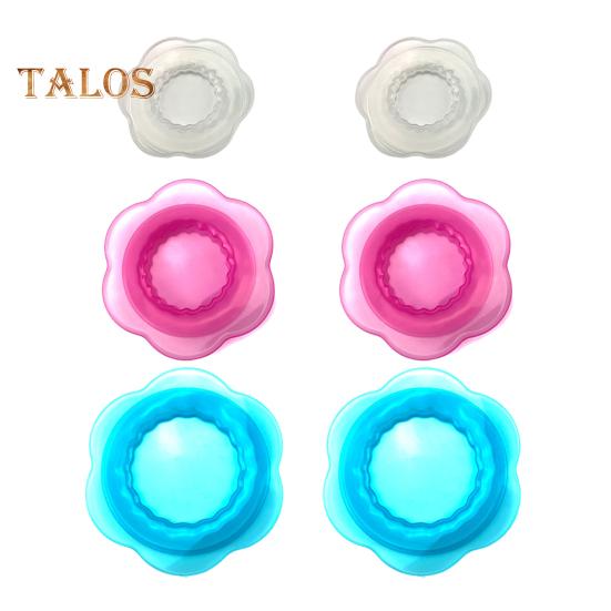 3/6 шт. Силиконовые эластичные крышки для хранения продуктов питания, многоразовые эластичные крышки для мисок, дизайн «лепесток», пищевая силиконовая крышка для микроволновой печи